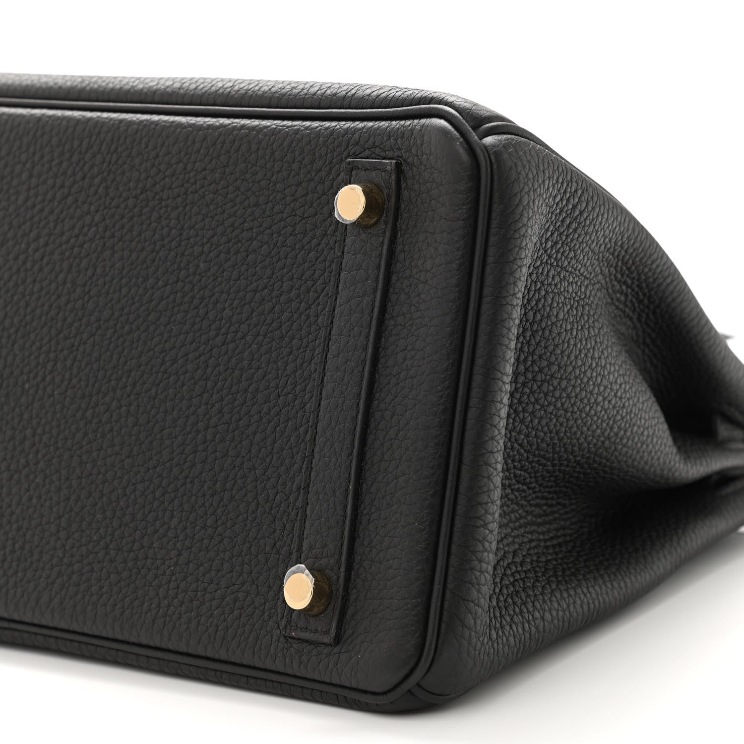 Hermes Togo Horseshoe Birkin 30 Black Rouge Grenat 10 of 11