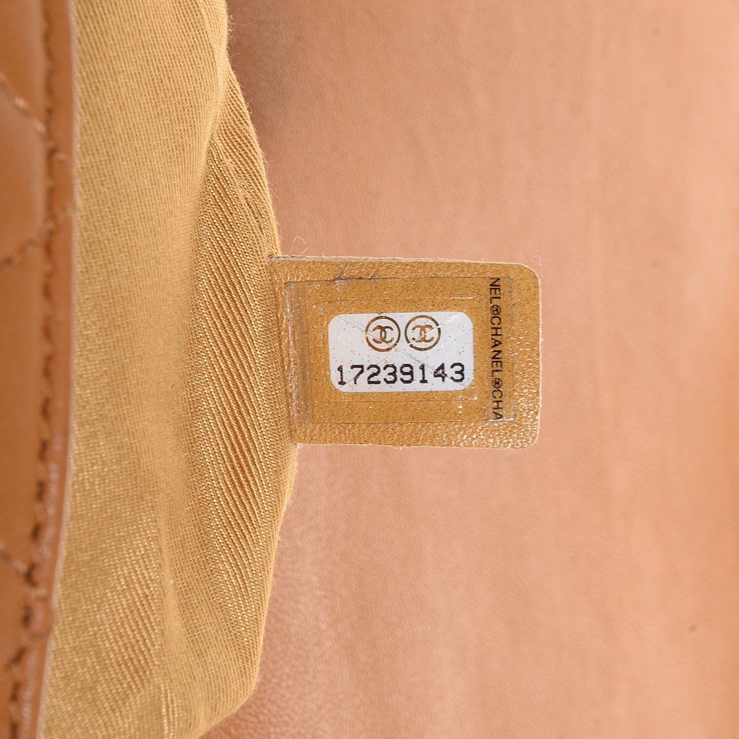 Washed Lambskin Chain Around Maxi Flap Bag Dark Beige