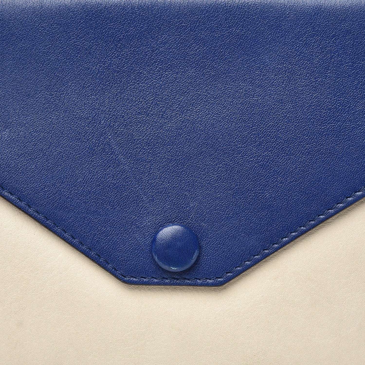 Celine Smooth Calfskin Medium Pocket Clutch On Chain Indigo 8 of 11