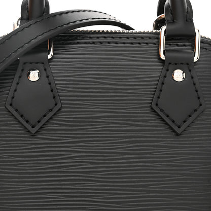 Louis Vuitton Epi Alma Nano Black 7 of 9