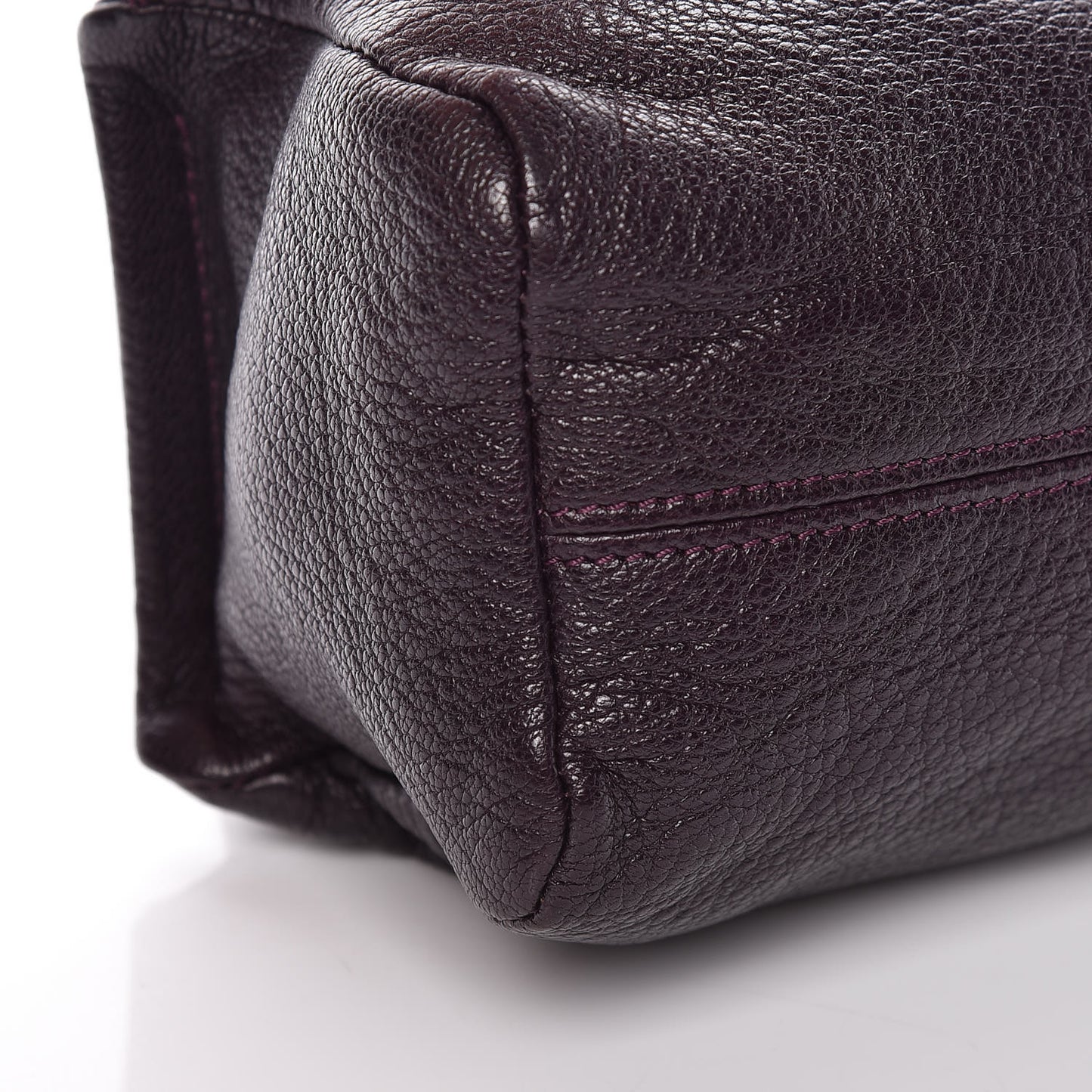 Sugar Goatskin Pandora Wristlet Dark Purple