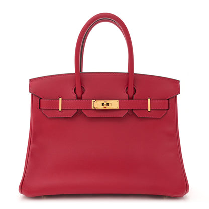 Hermes Epsom BIRKIN 30 Rouge Casaque 1 of 13