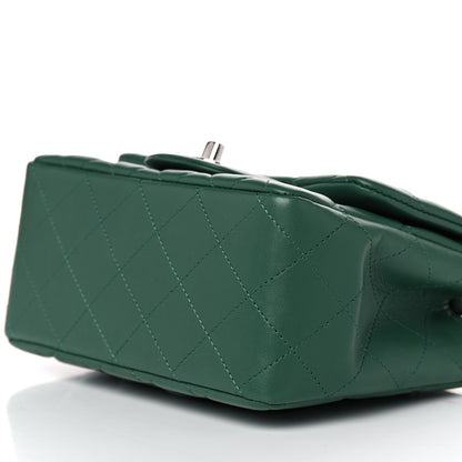 Chanel Lambskin Quilted Mini Square Flap Green 9 of 12