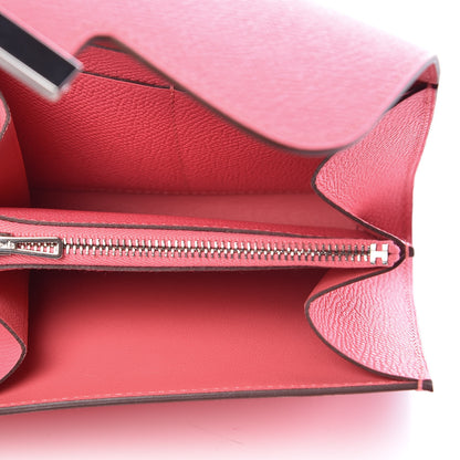 Hermes Epsom Constance Short Wallet Rose Azalee 5 of 8
