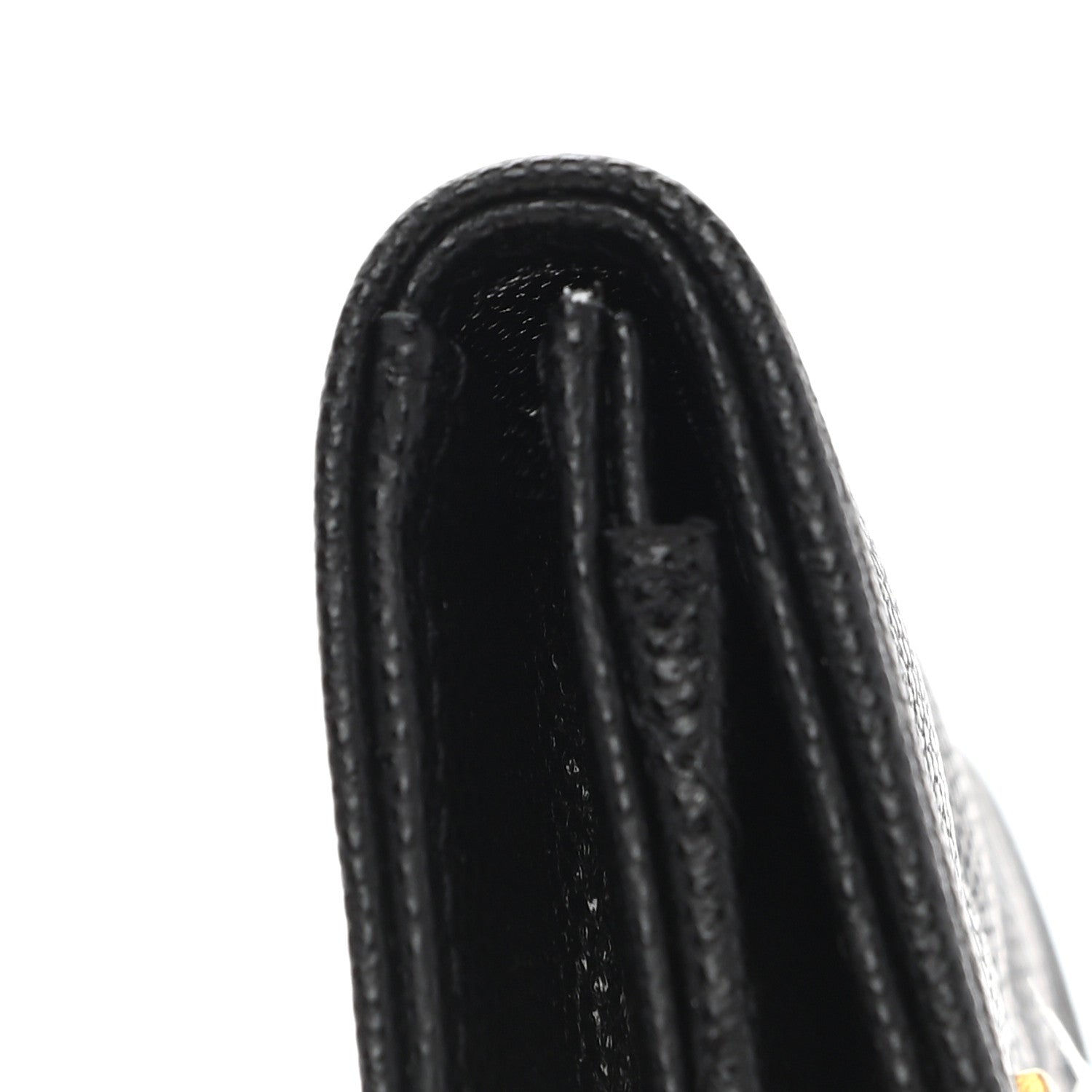 Chanel Caviar Quilted Boy Flap Card Holder Black 10 of 10