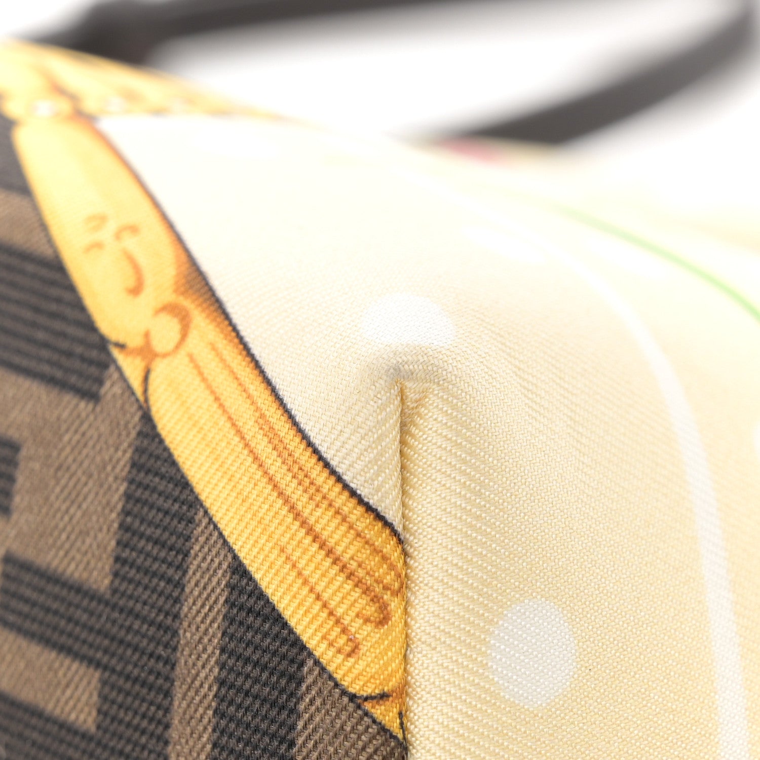 Fendi X VERSACE Silk Fendace FF Fans Small Fendi First Tobacco Moro Black Multicolor 10 of 10