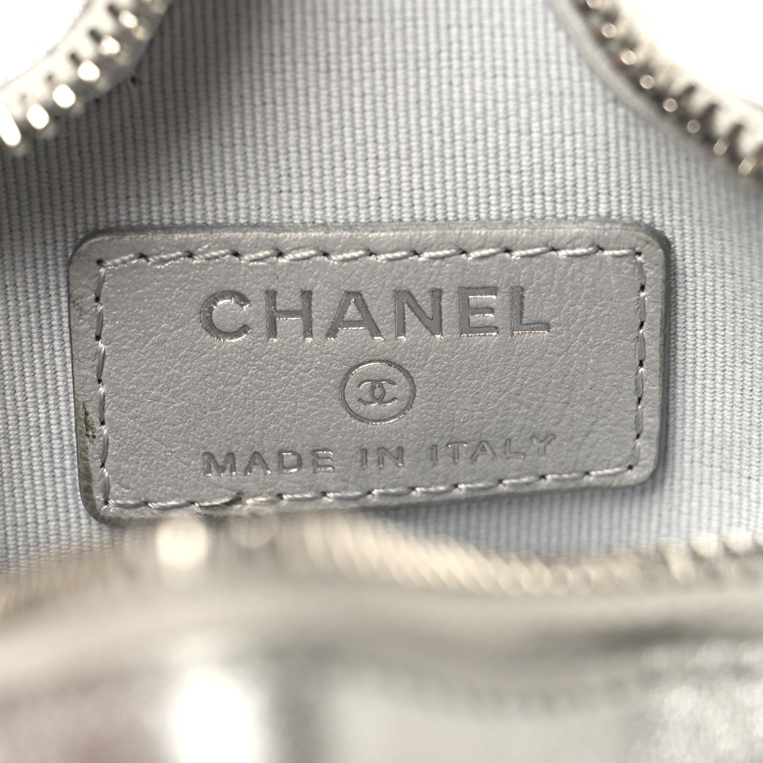 Chanel Metallic Calfskin Quilted Star Charm Silver 6 of 9