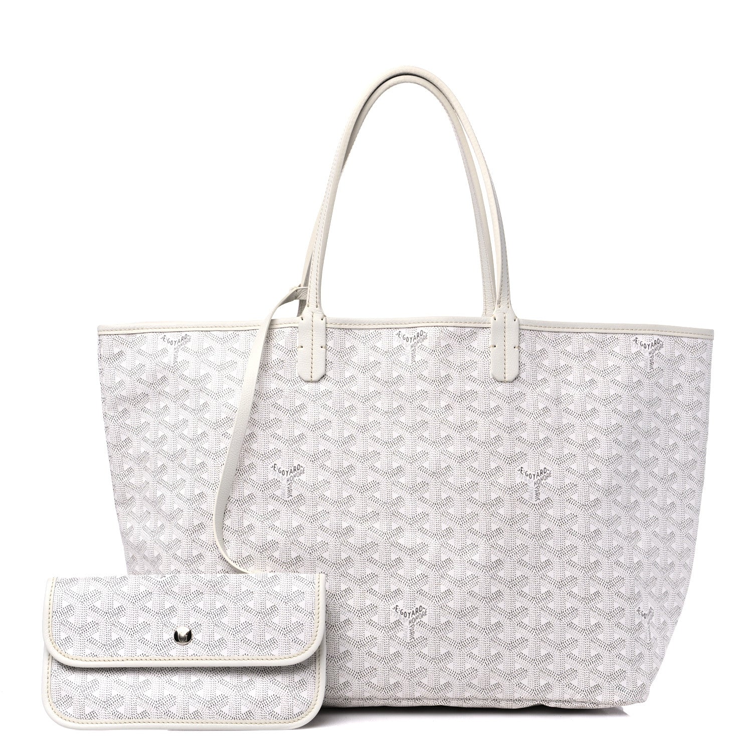 Goyard Goyardine Saint Louis PM White 1 of 9