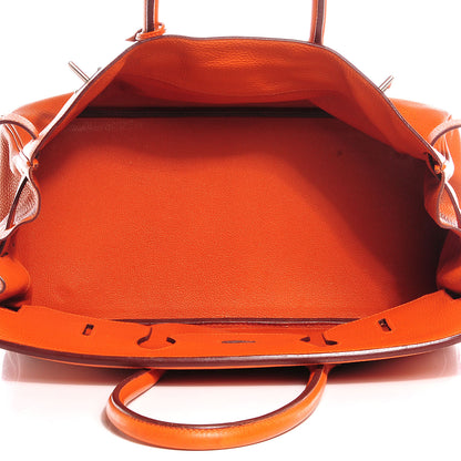 Hermes Taurillon Clemence JPG Birkin 42 Orange 6 of 21
