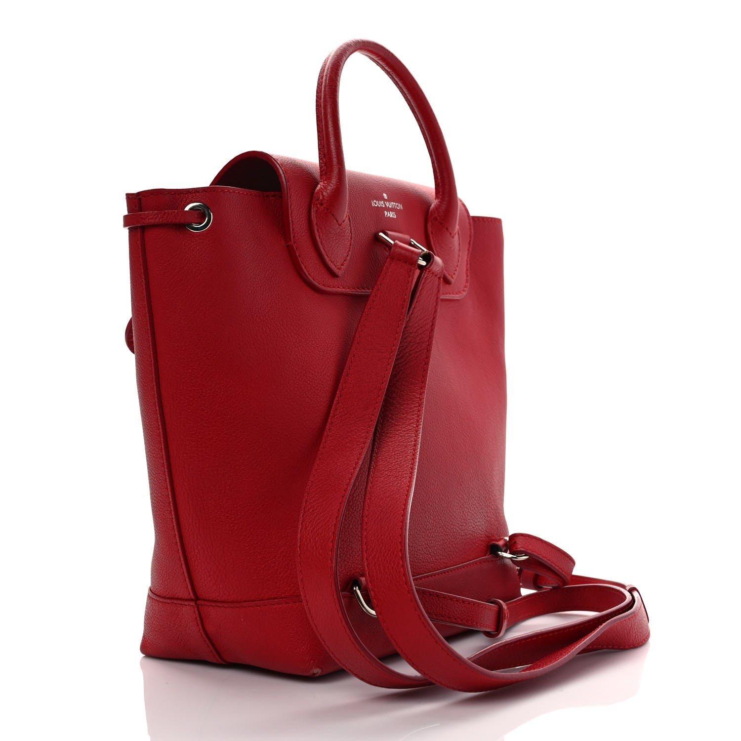 Louis Vuitton Soft Calfskin Lockme Backpack Rubis 4 of 22
