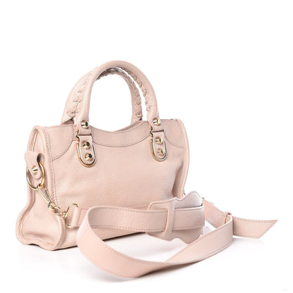 Balenciaga Chevre Gold Metallic Edge Hardware Mini City Rose Aubepine Bois de Rose 3 of 18