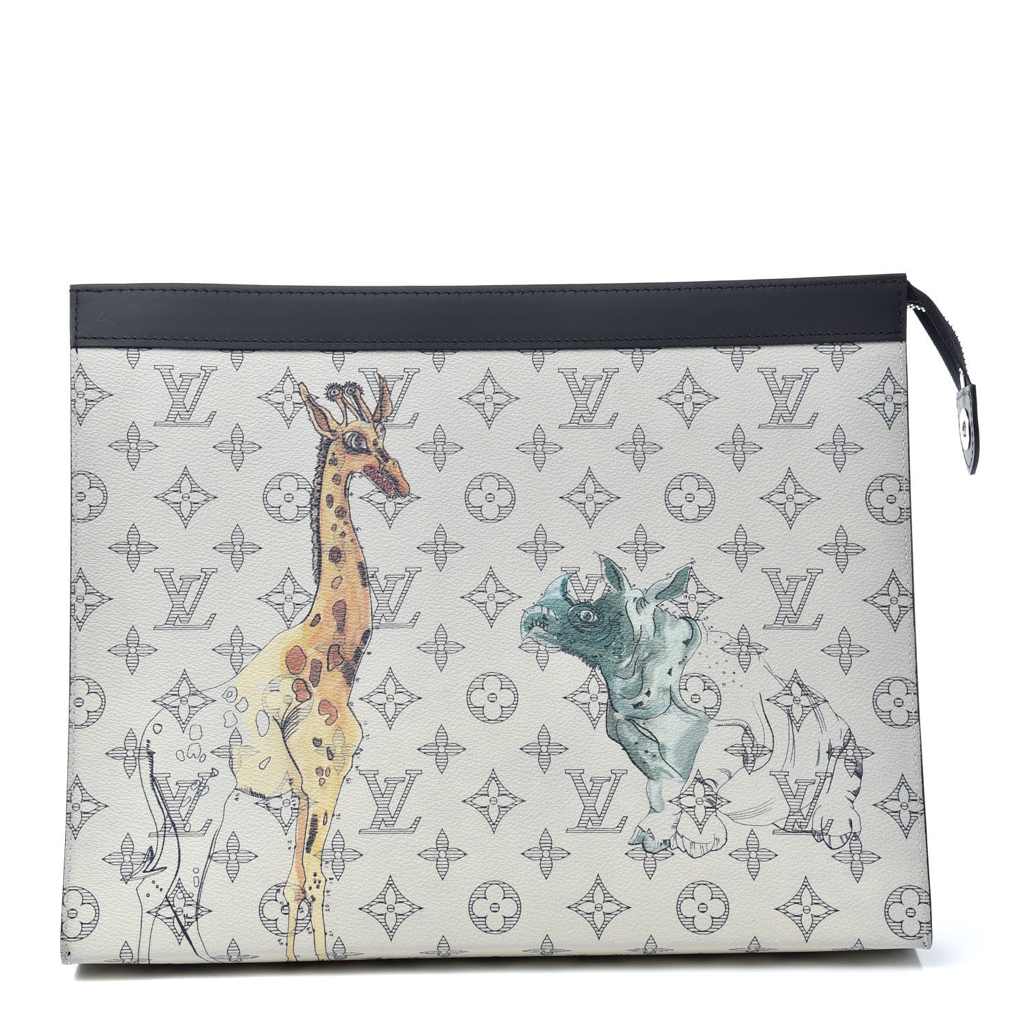 Louis Vuitton Savane Monogram Chapman Pochette Voyage GM Dune 1 of 8