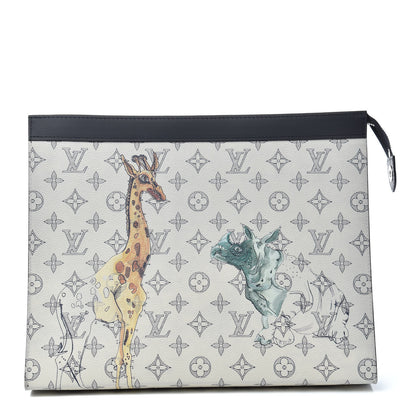 Louis Vuitton Savane Monogram Chapman Pochette Voyage GM Dune 1 of 8