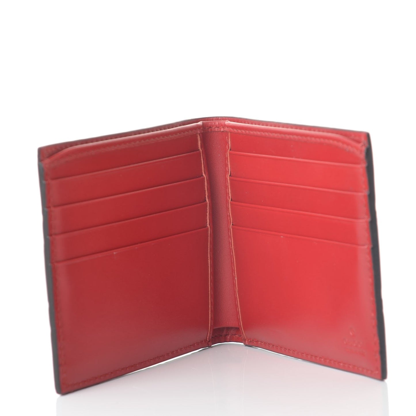 Guccissima Bi-Fold Wallet Red