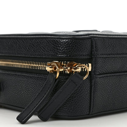 Chanel Caviar Quilted Small CC Filigree Vanity Case Black 8 of 11