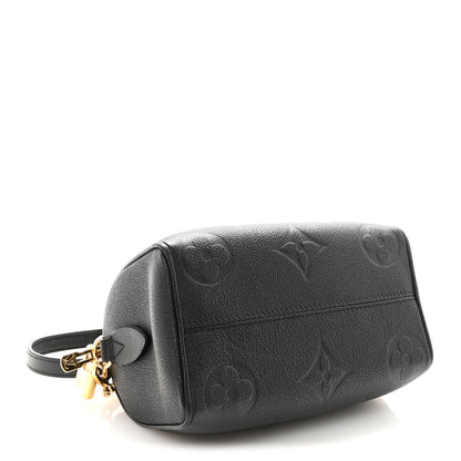 Louis Vuitton Empreinte Monogram Giant Speedy Bandouliere 20 Black 4 of 9