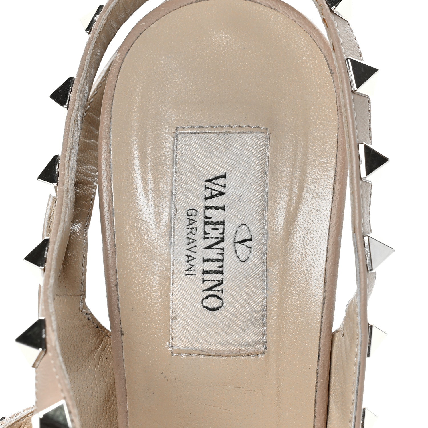 Valentino Garavani Patent Nappa Rockstud Ankle Strap 100mm Pumps 39.5 Black Poudre 7 of 8