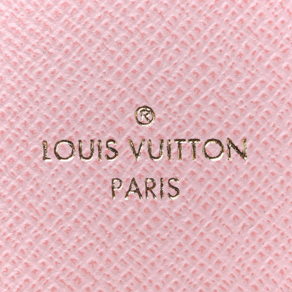 Louis Vuitton Damier Azur Victorine Wallet Rose Ballerine 6 of 8