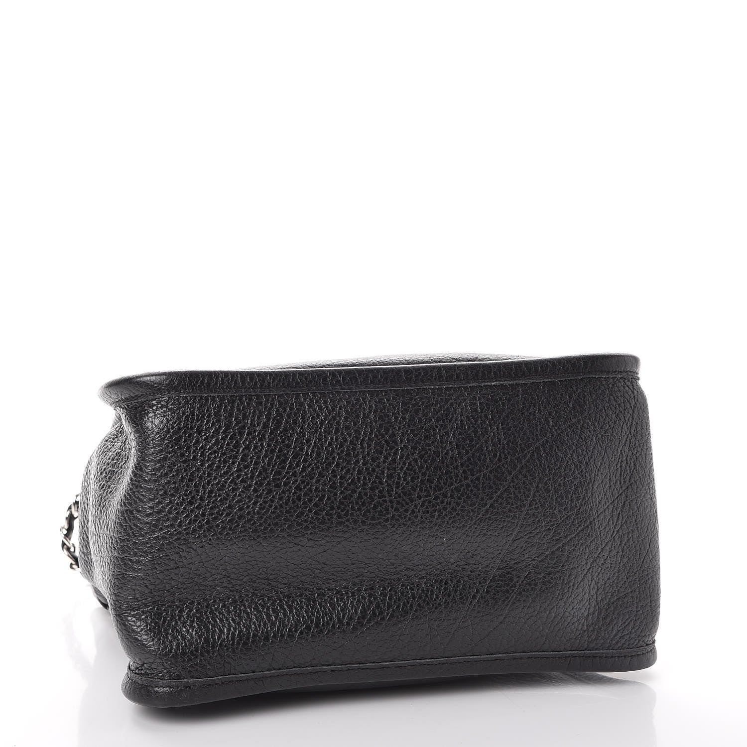 Chanel Grained Calfskin Mademoiselle Accordion Flap Black 4 of 9