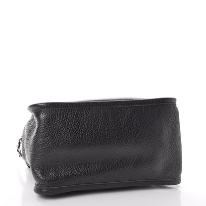 Chanel Grained Calfskin Mademoiselle Accordion Flap Black 4 of 9