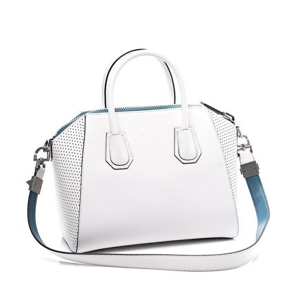 Givenchy Lambskin Perforated Small Antigona White 2 of 10