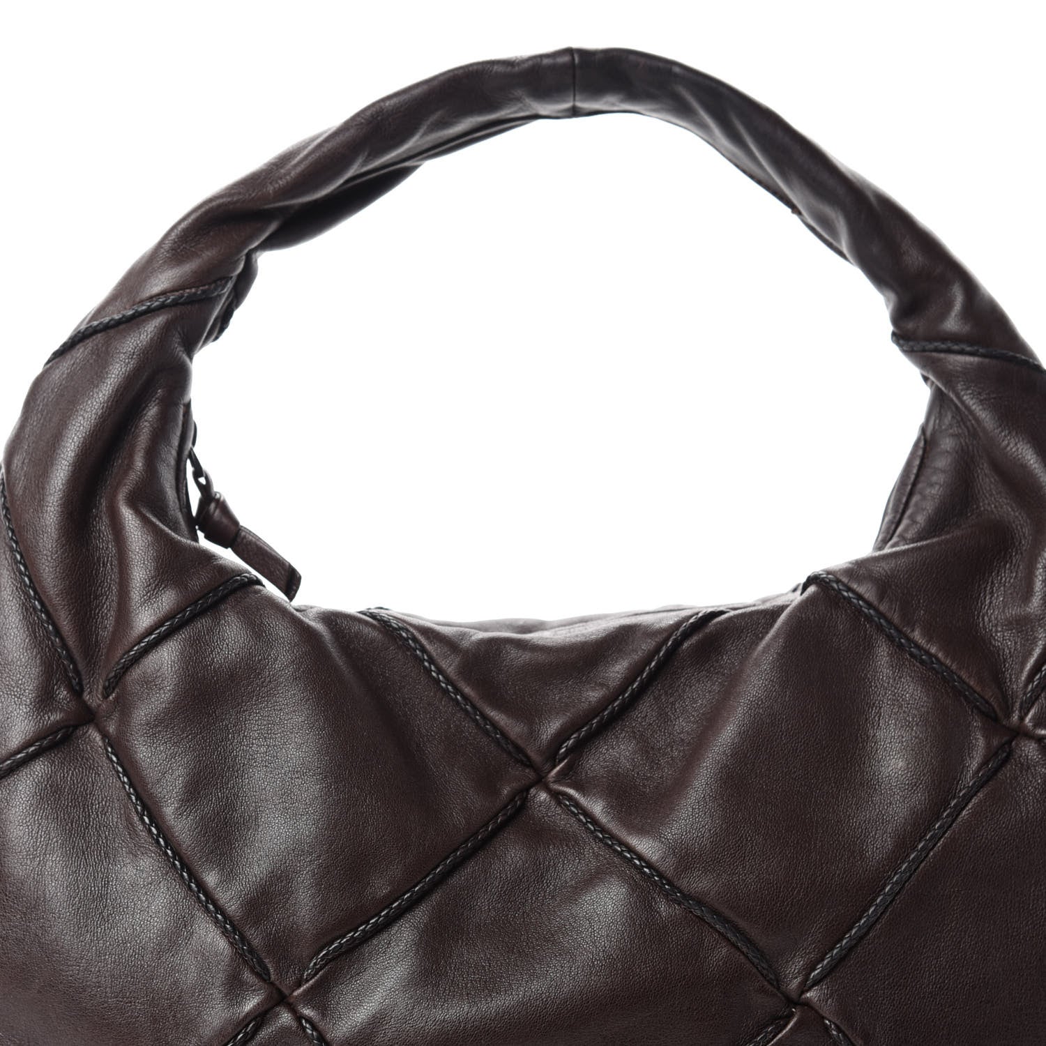 Bottega Veneta Nappa Quilted Medium Veneta Hobo Ebano 14 of 14