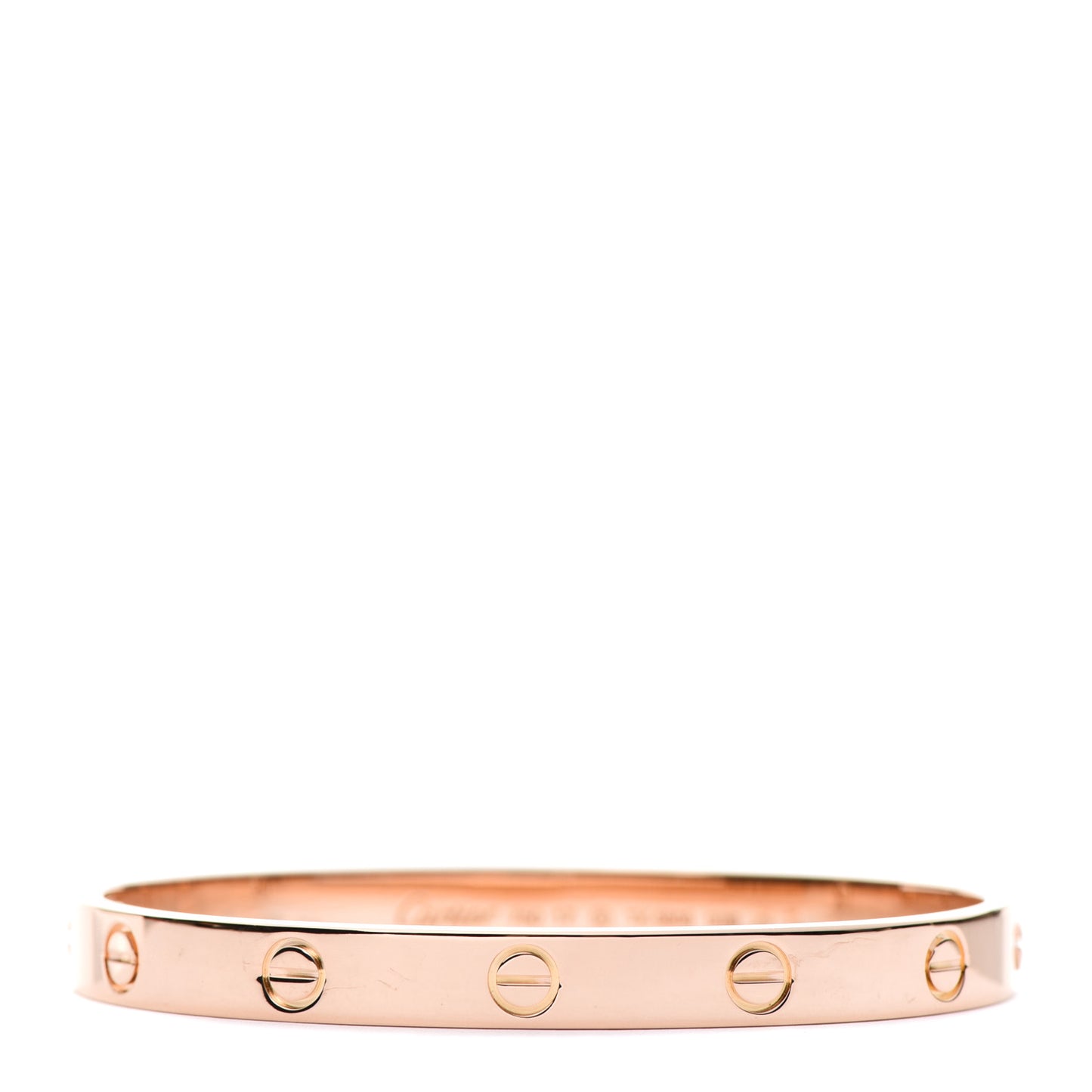 18K Pink Gold LOVE Bracelet 17