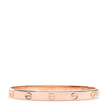 Cartier 18K Pink Gold LOVE Bracelet 17 1 of 7