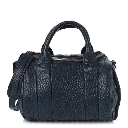 Alexander Wang Pebbled Lambskin Mini Rockie Navy Silver Hardware 1 of 8