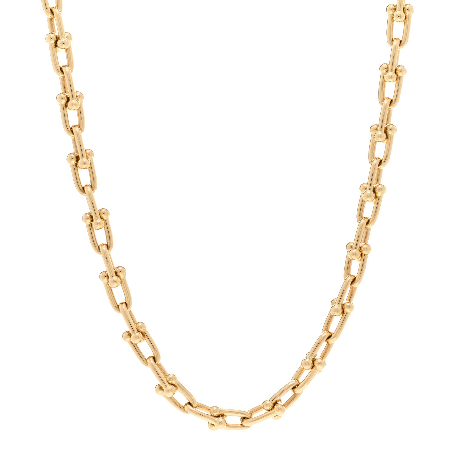 Tiffany 18K Yellow Gold Small HardWear Link Necklace 1 of 4