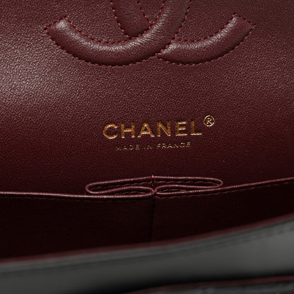 Chanel Lambskin Quilted Medium Double Flap Black 7 of 11