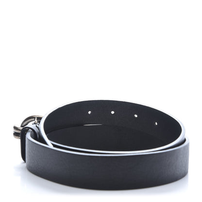 Gucci Calfskin Knotted-Buckle Belt 85 34 Black 3 of 5