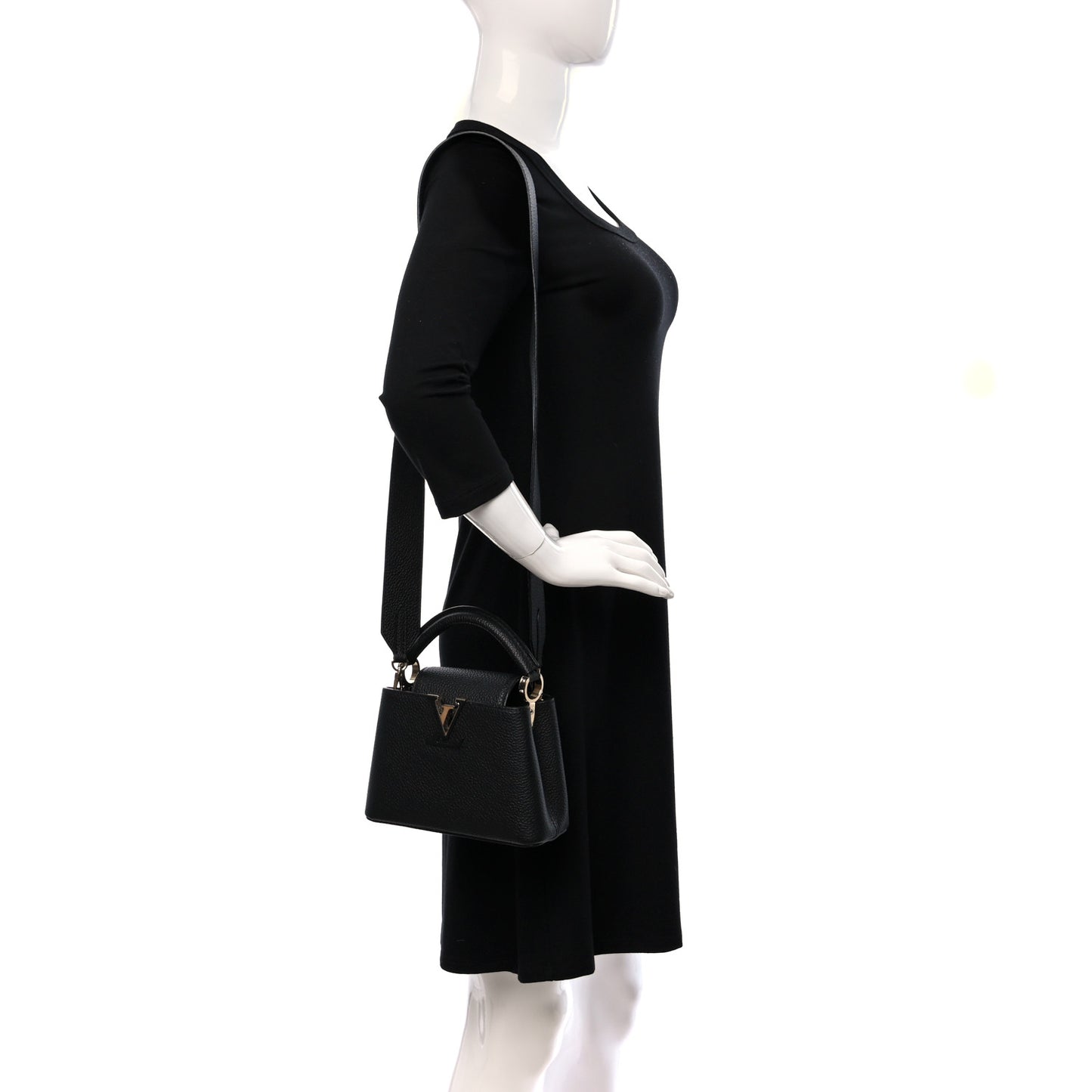 Taurillon Mini Capucines Black