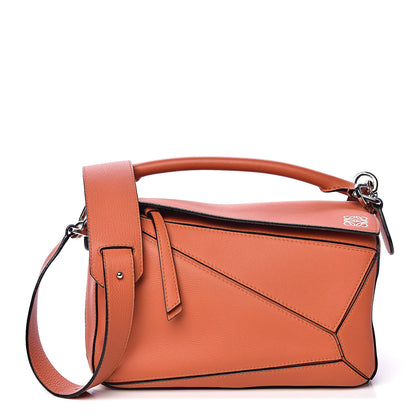 Loewe Calfskin Small Puzzle Bag Coral 1 of 11