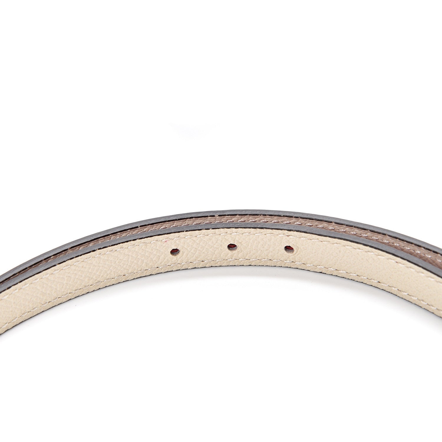 Hermes Epsom Swift 13mm Focus Belt 75 Craie Rouge Grenat 7 of 8
