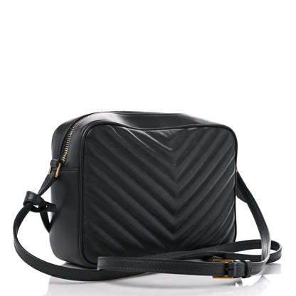 Saint Laurent Calfskin Matelasse Monogram Lou Camera Bag 3 of 12