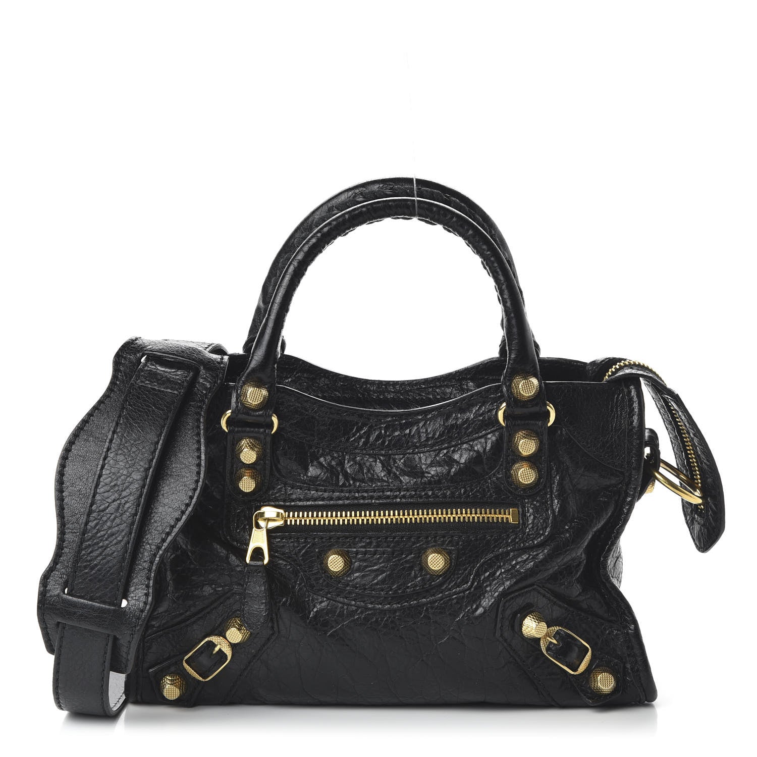 Balenciaga Agneau Giant 12 Gold Hardware Mini City Black 1 of 10
