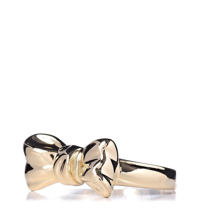 Tiffany 18K Yellow Gold Bow Ring 49 4.75 3 of 6