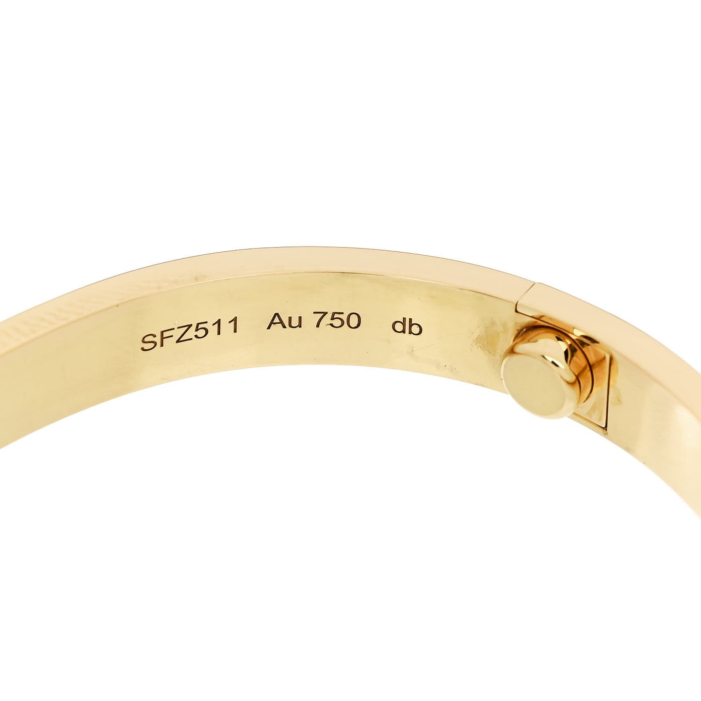 18K Yellow Gold Love Bracelet 16