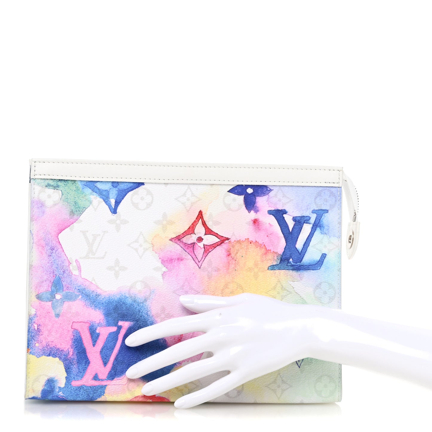 Monogram Watercolor Pochette Voyage MM Multicolor