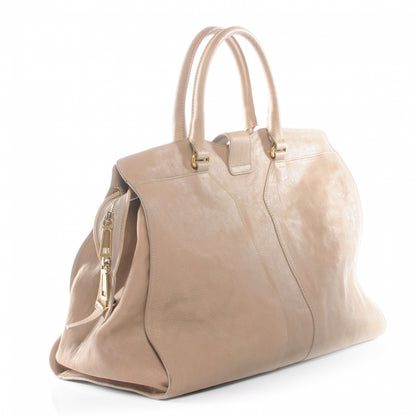 Saint Laurent Leather Large Cabas ChYc Beige 3 of 7
