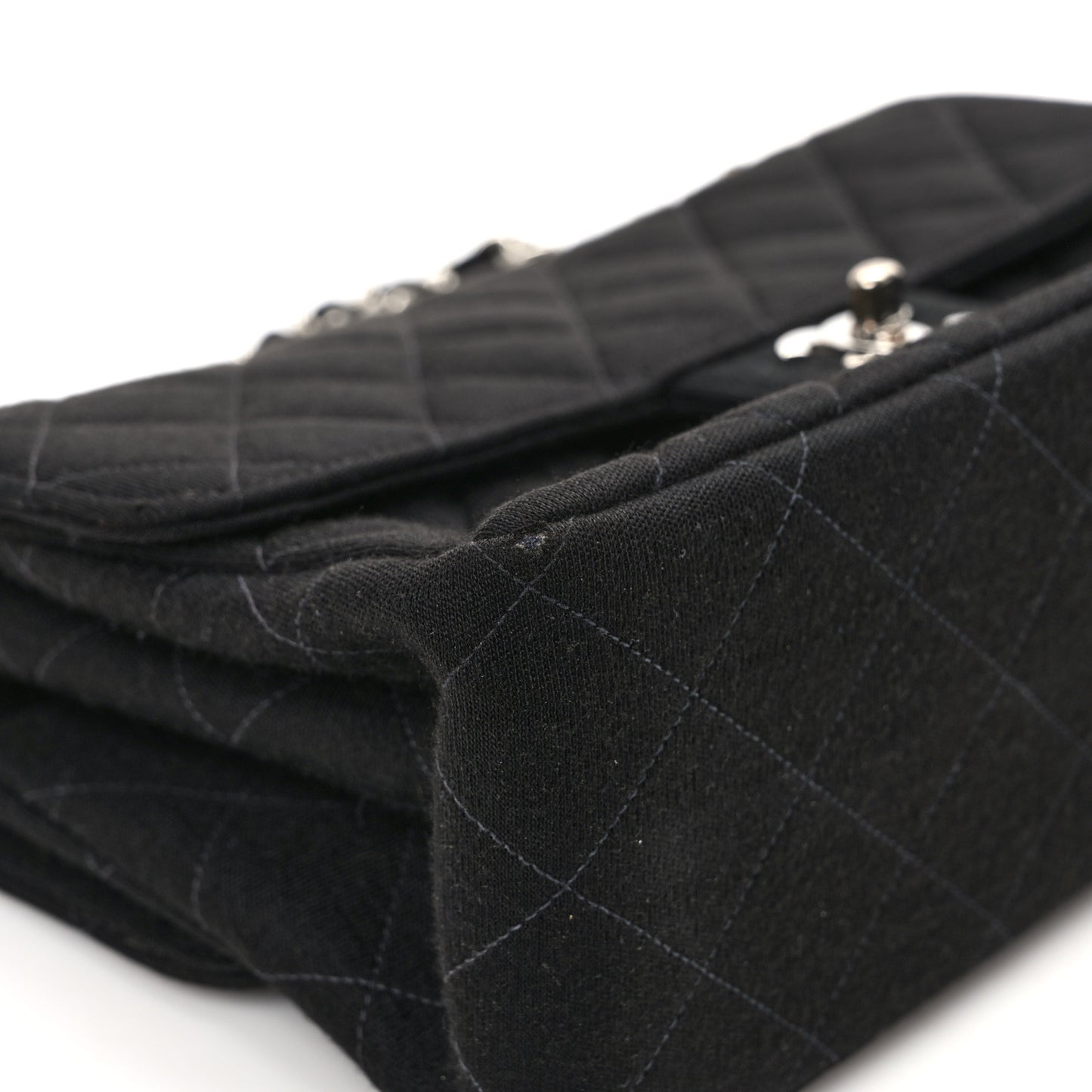 Jersey Double Sided Jumbo Flap Black