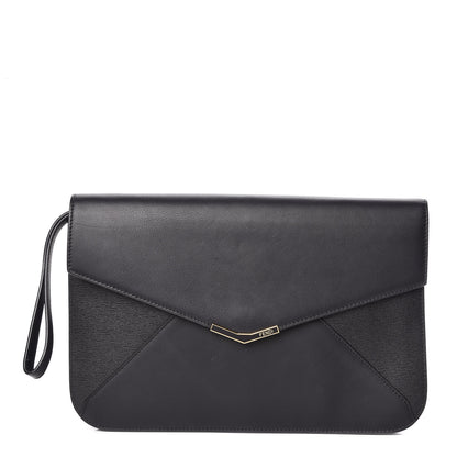 Fendi Vitello Elite 2Jours Clutch Black 1 of 15