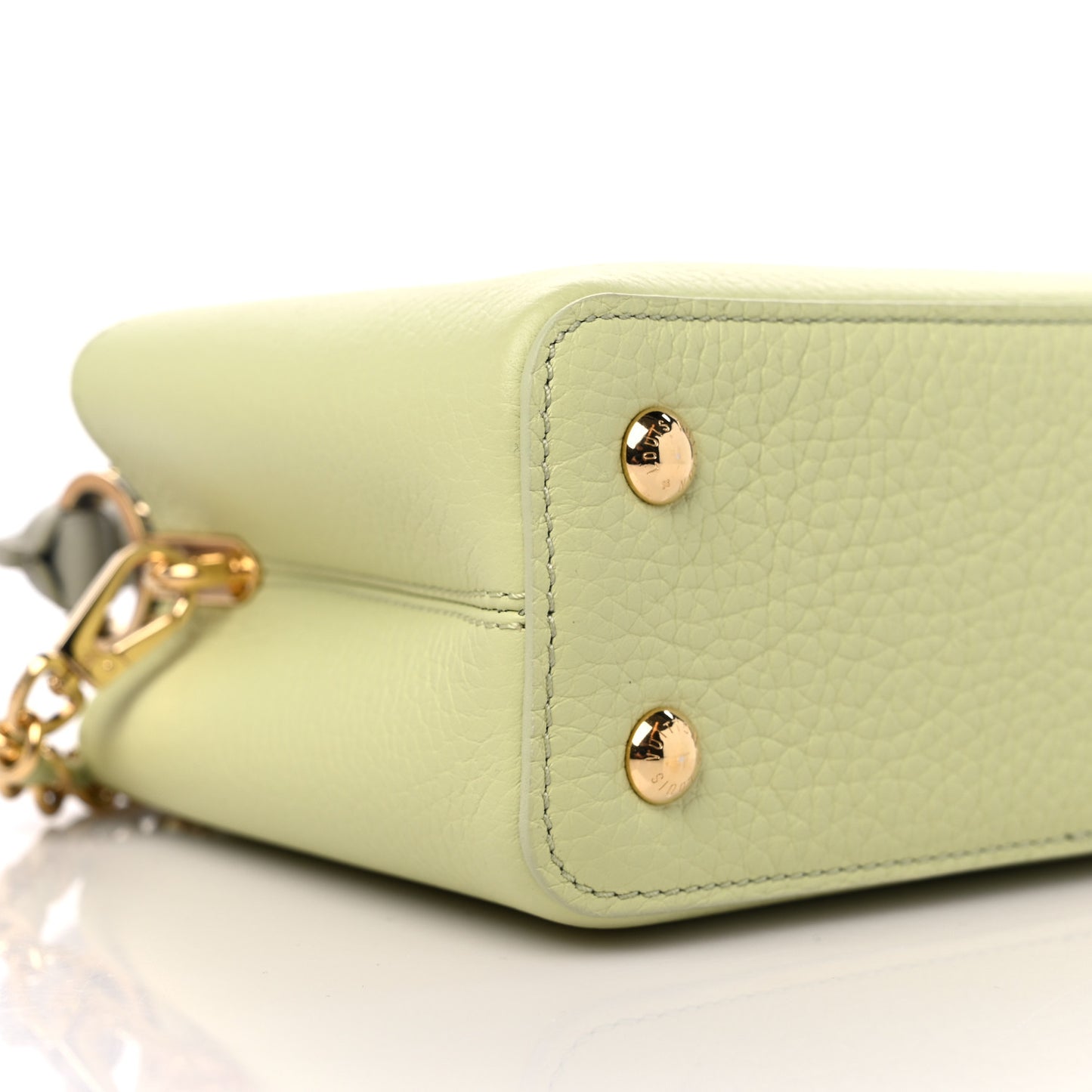 Taurillon Mini Capucines Vert Noto Green Milky White Vert Asnieres Green
