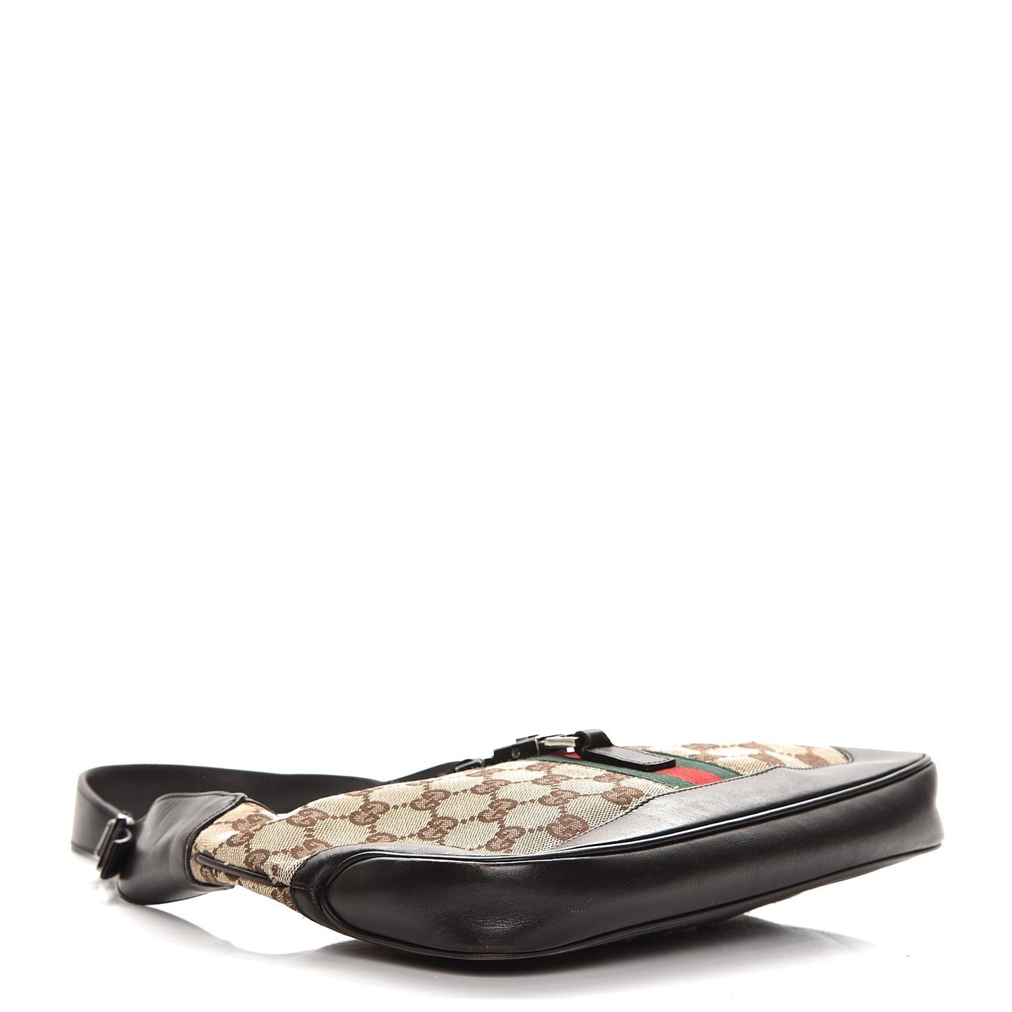 Monogram Web Small Jackie O Hobo Dark Brown
