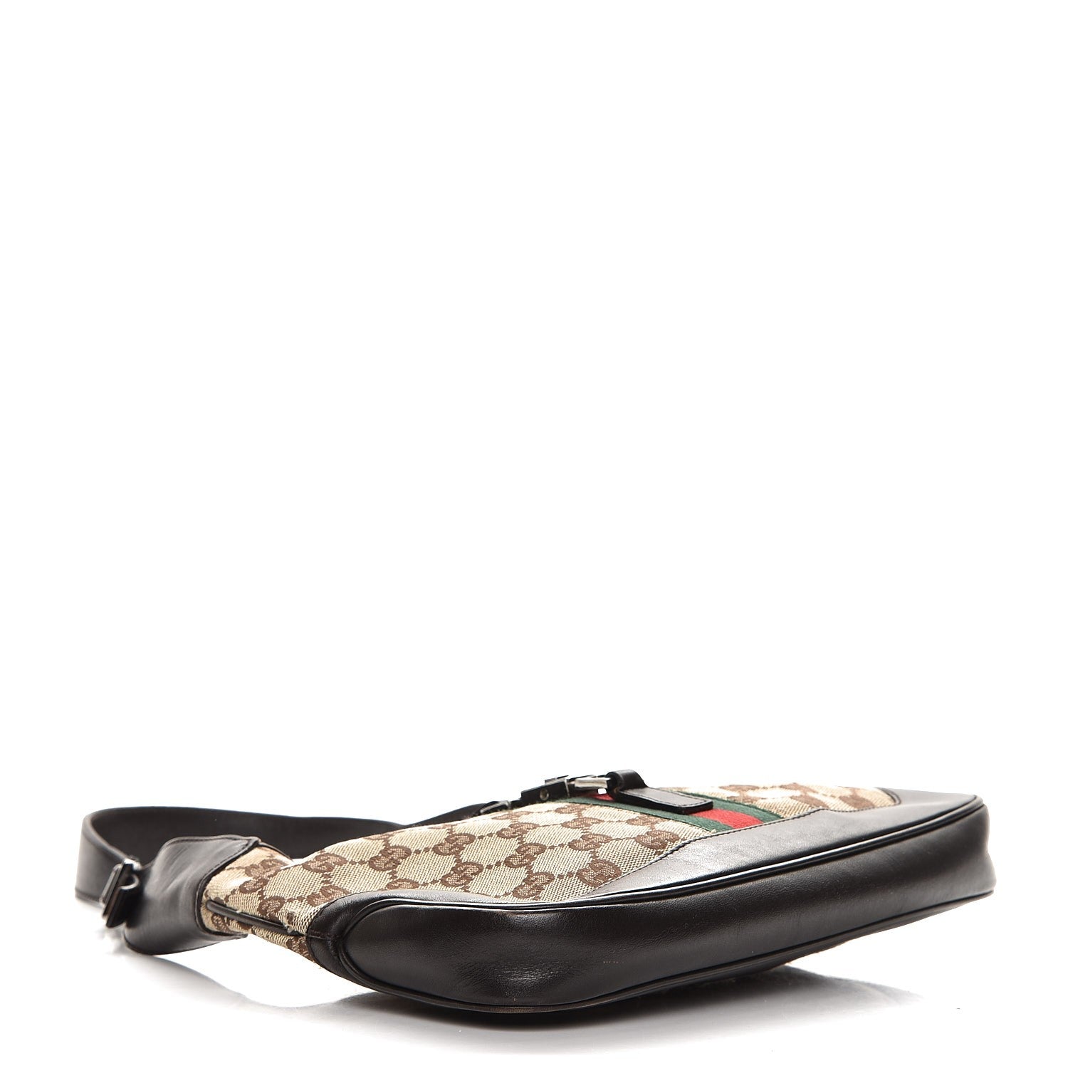 Gucci Monogram Web Small Jackie O Hobo Dark Brown 4 of 14