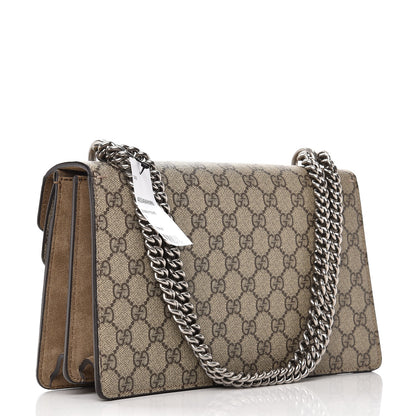 Gucci GG Supreme Monogram Small Dionysus Shoulder Bag Taupe 4 of 8