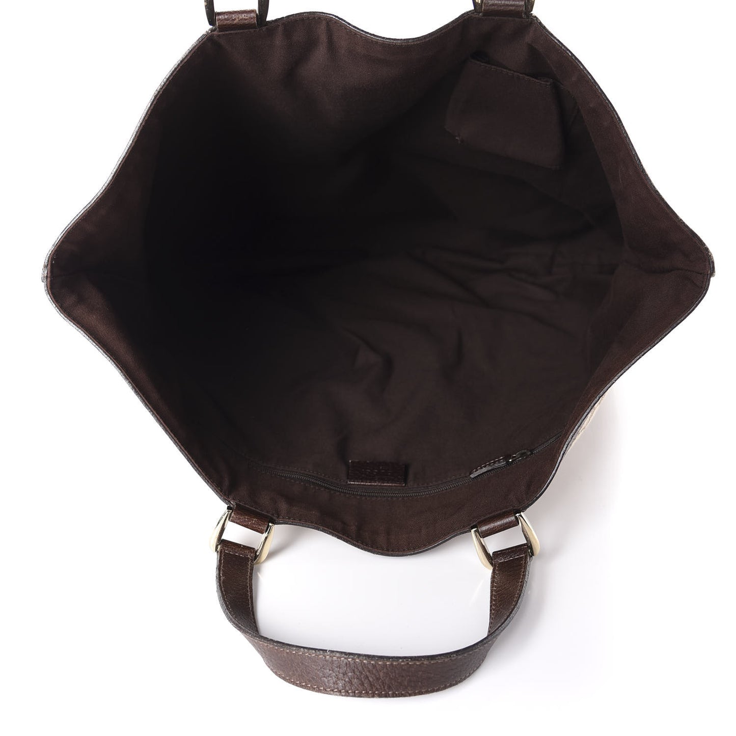 Monogram Abbey Tote Dark Brown