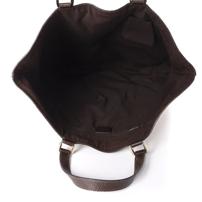 Gucci Monogram Abbey Tote Dark Brown 4 of 9