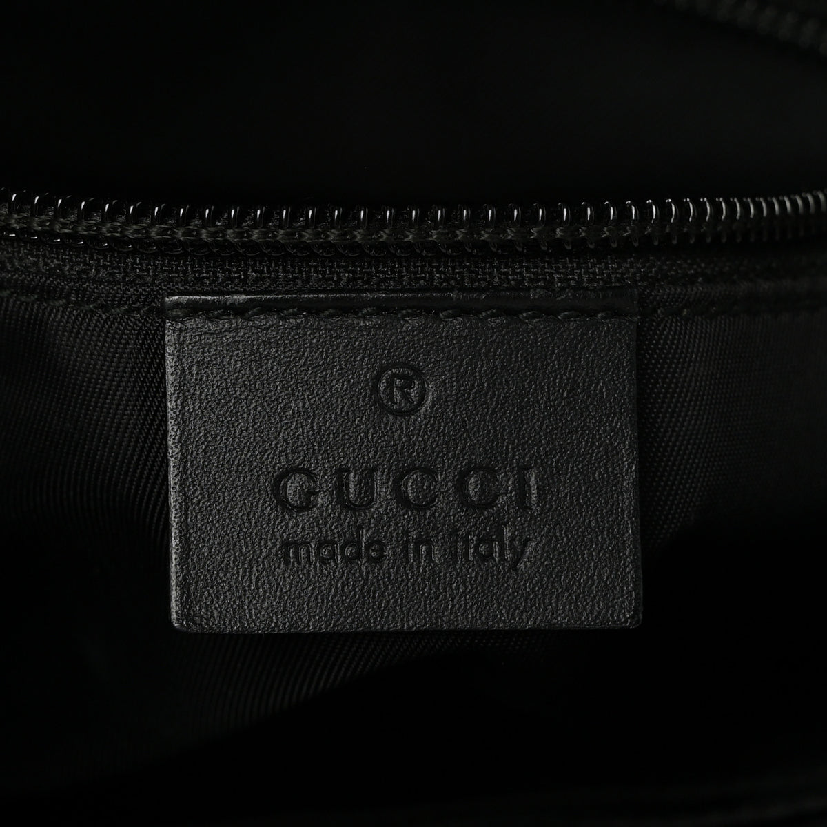 GG Supreme Monogram Web Messenger Bag Black